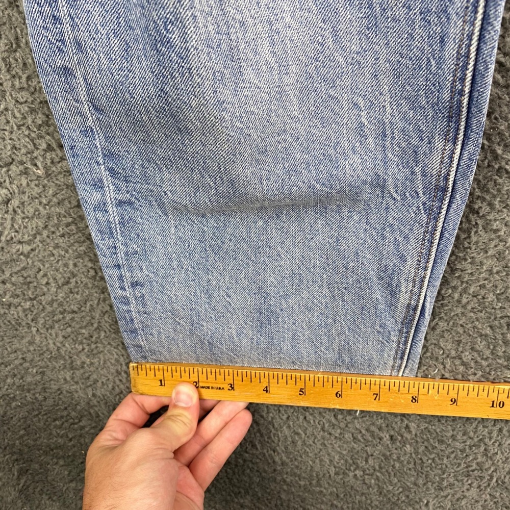 American Eagle Mom Jeans Size 2 Regular Wash Denim High Waisted Casual - Picture 6 of 8